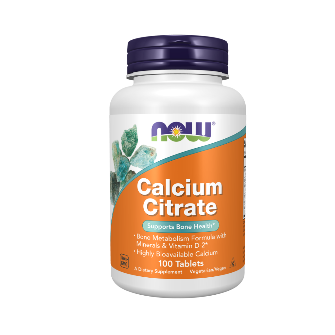 Now Calcium Citrate, 100 tablets