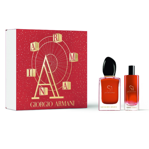 Giorgio Armani Si Passione Set, Eau de Perfum 50 m +  Eau de Perfum Spray 15ml