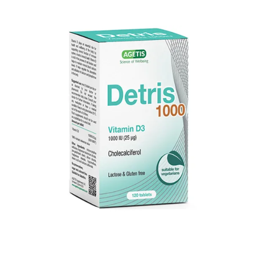 Agetis Detris Vitamin D3 1000 i.u., 120 tablets