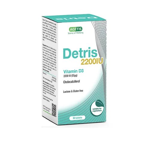 Agetis Detris Vitamin D3 2200 i.u., 90 tablets