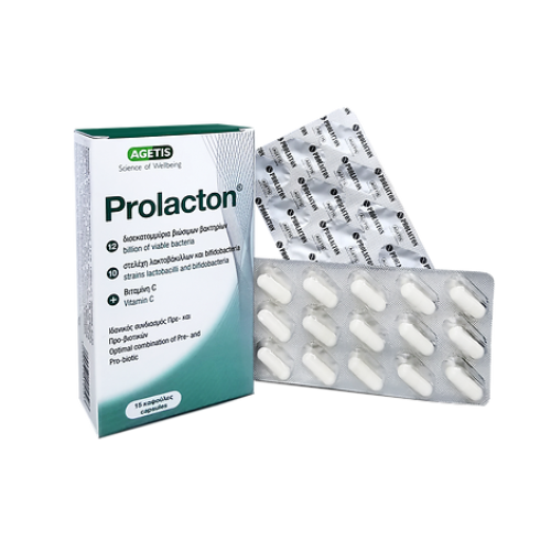 Agetis Prolacton Probiotics, 15 capsules