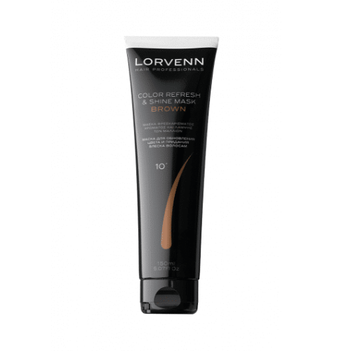 Lorvenn Color Refresh & Shine Brown Hair Mask, 150ml