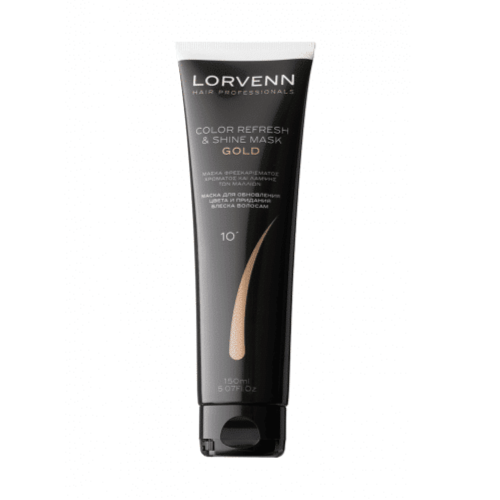 Lorvenn Color Refresh & Shine Gold Hair Mask, 150ml