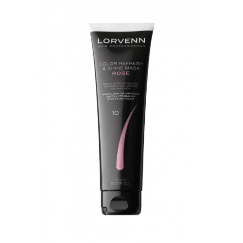 Lorvenn Color Refresh & Shine Rose Hair Mask, 150ml