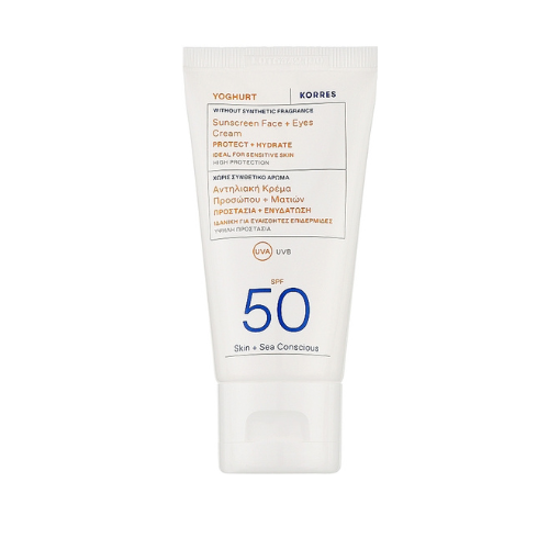 Korres Yoghurt Sunscreen Face + Eyes Cream SPF 50, 40ml