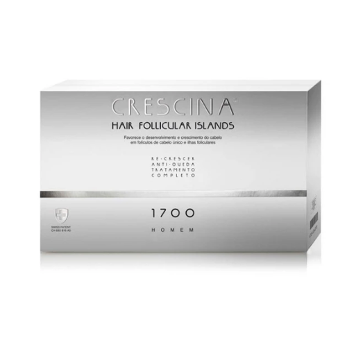 Labo Crescina Hair Follicular Islands, Anti- Hair Loss& Re- Growth, Complete Hair Treatment For Men 1700 10+10vials