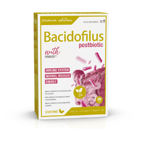 Dietmed Bacidofilus Postbiotci, 30 capsules