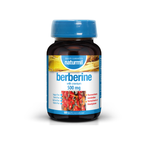 Naturmil Berberine 500mg, 60 tablets