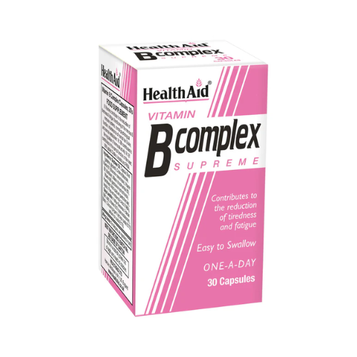 Health Aid Vitamin B Complex Supreme Capsules, 30 capsules