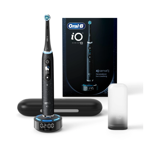 Oral-B iO™ SERIES 10 Electric Toothbrush with Sense™, Cosmic Black