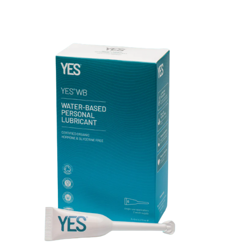YES WB Water-Based Lubricant, 6 applicators