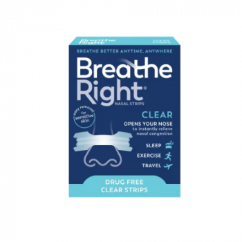 Breathe Right Clear, 10 nasal strips
