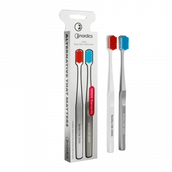 Nordics Premium SILK 2-pack Ultra SOFT 12000 toothbrush