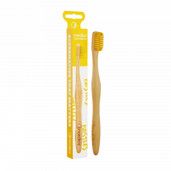 Nordics Bamboo Yellow SOFT/MEDIUM toothbrush