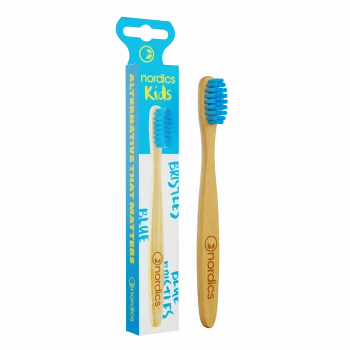 Nordics Bamboo kids Blue SOFT/MEDIUM toothbrush