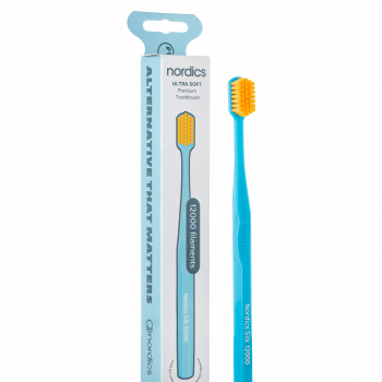Nordics Premium Silk BLUE Ultra SOFT 12000 toothbrush
