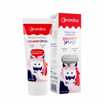 Nordics Kids Probiotic Strawberry Splash toothpaste, 50ml