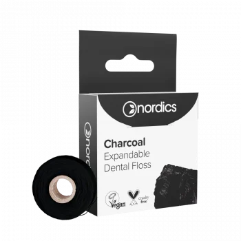 Nordics dental floss charcoal - expandable