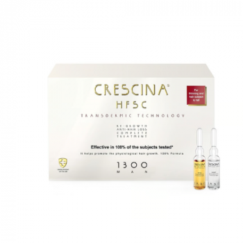 Crescina Transdermic HFSC Complete Treatment 1300 MAN, 20+20 vials