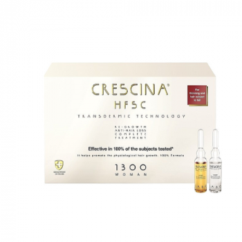 Crescina Transdermic HFSC Complete Treatment 1300 WOMAN, 20+20 vials