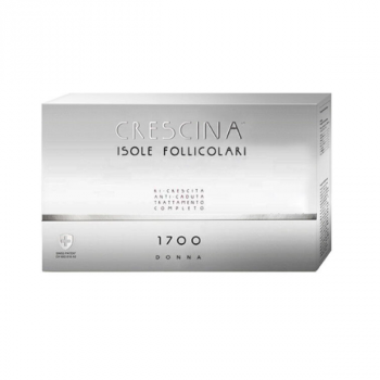 Crescina Transdermic HFSC Hair Follicular Islands Complete Treatment Woman 1700, 20 vials